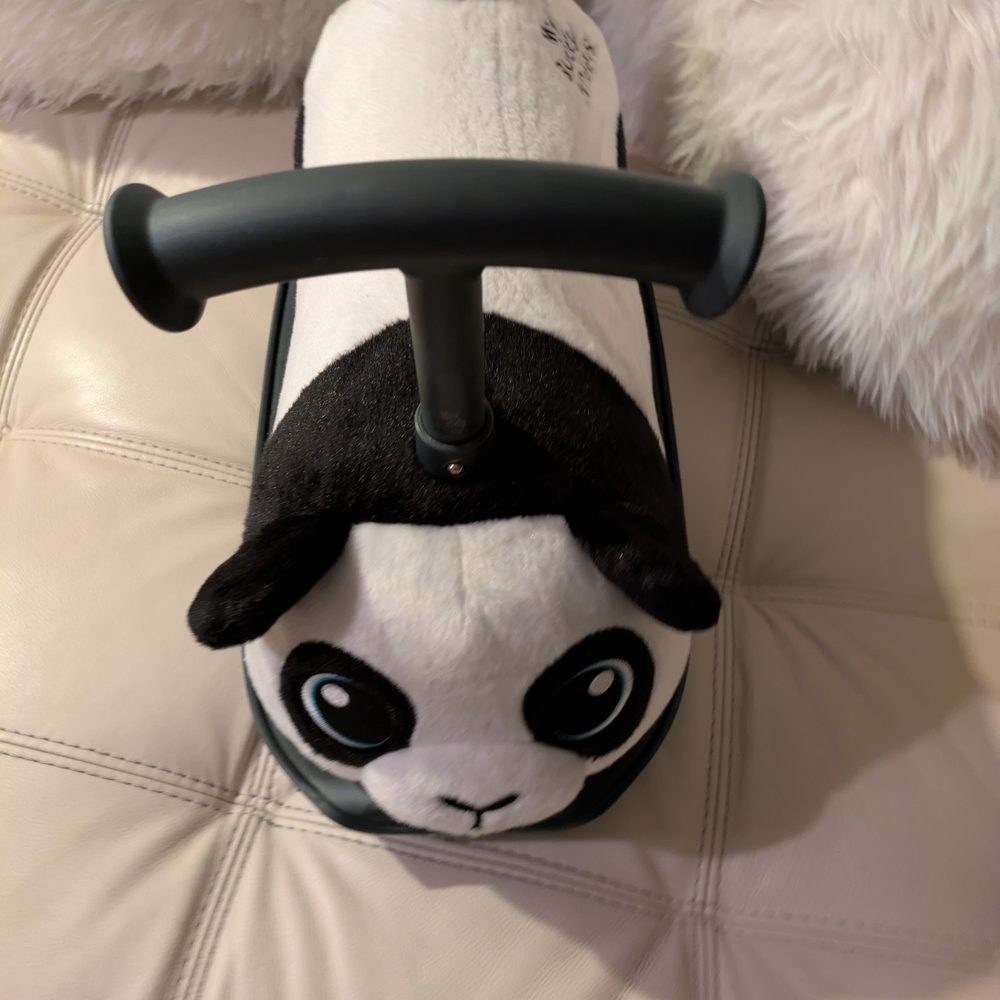 Plush Ride-On Toy - Black and White